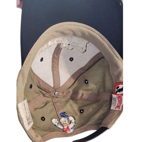Mickey Inc Disney Donald Duck Snapback Hat Men's Adjustable Olive Black - Picture 5 of 5
